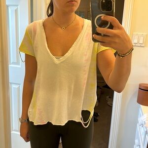 Tie dye wild fox tee!